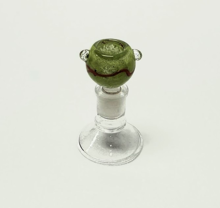 14mm BOWL FRIT DESIGN DARK SWIRL 1