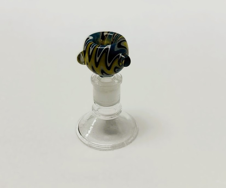 14mm BOWL ROUND WigWag AMERICAN ROD BEADED SIDE PULL 2