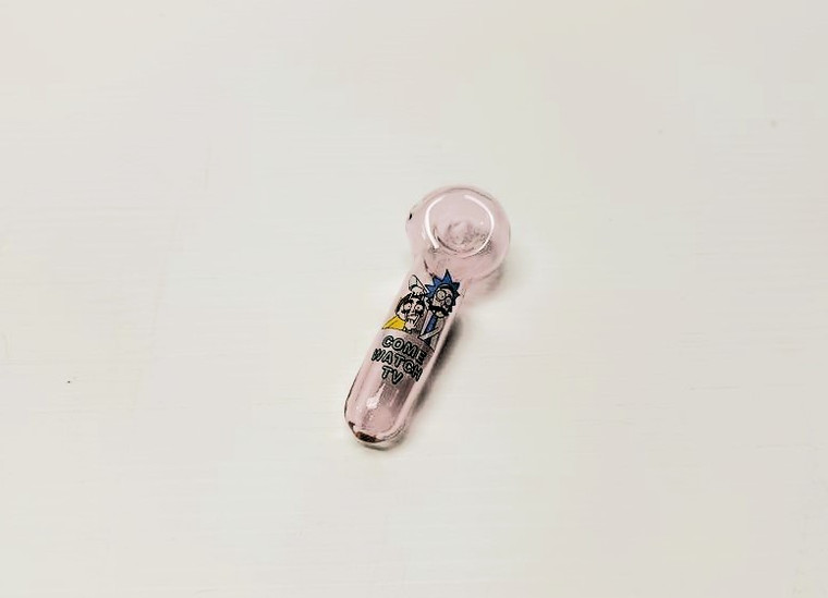 4in PINK RICK HAND PIPE