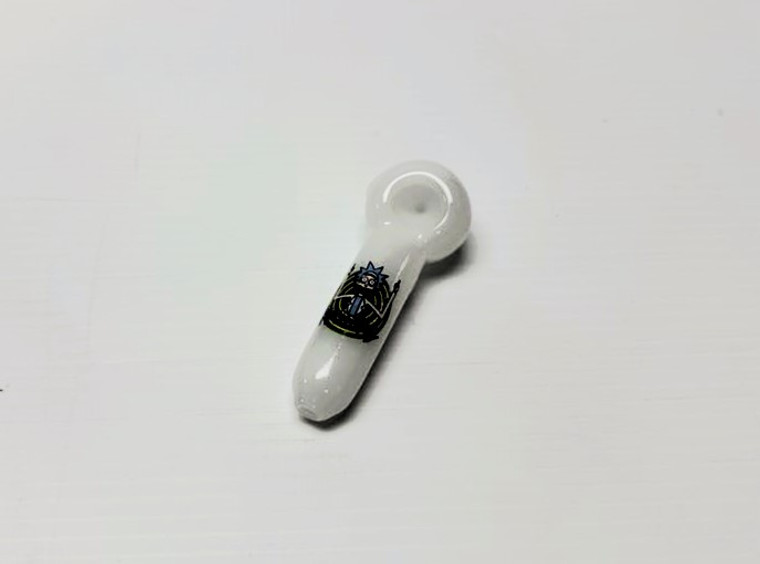 4in WHITE RICK PIPE STYLE 3