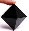 HUGE!!! NATURAL OBSIDIAN CRYSTAL PYRAMID HEALING 2055g