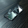  1 Piece Natural Rock Crystal Quartz Pyramid Triangle 2 inches