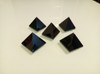 5PCS NATURAL BLACK OBSIDIAN CRYSTAL PYRAMIDS HEALING 