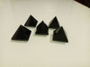 5PCS NATURAL BLACK OBSIDIAN CRYSTAL PYRAMIDS HEALING 