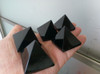 5PCS NATURAL BLACK OBSIDIAN CRYSTAL PYRAMIDS HEALING 