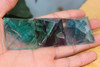 48 Super Top ! NATURAL PRETTY Bright-coloured FLUORITE CRYSTAL Pyramid HEALING