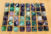 48 Super Top ! NATURAL PRETTY Bright-coloured FLUORITE CRYSTAL Pyramid HEALING