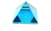 1 (ONE) Chakra Pyramid - Aqua Aura Pyramid - Crystal Quartz Aqua Aura Pyramid - Reiki - Metaphysical - Crafting - Crystal Grids 