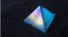 1 (ONE) Chakra Pyramid - Aqua Aura Pyramid - Crystal Quartz Aqua Aura Pyramid - Reiki - Metaphysical - Crafting - Crystal Grids 