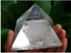 3.2" NATURAL Clear quartz crystal Pyramid healing