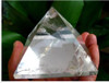 3.2" NATURAL Clear quartz crystal Pyramid healing