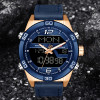 NAVIFORCE Top Luxury Brand Men Military Sport Watches Men's Waterproof Quartz Wrist Watch Male Leather Led Digital Clock 9128