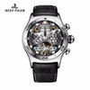 Reef Tiger/RT Luminous Sport Watches For Men Year Month Calendar Automatic Watch with Tourbillon RGA703