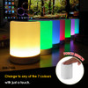 Night Light with Bluetooth Speaker, SHAVA Portable Wireless Bluetooth Speaker Touch Control Color LED Bedside Table Lamp,