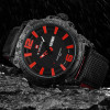 New style Men's Brand Watches 3D Scale Fashion Quartz Watch Men Dive 30M Nylon Strap Sports Army Military Wrist watches