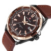 NAVIFORCE Brand Men's Fashion Casual Sport Watches Men Waterproof Leather Quartz Watch Man military Clock
