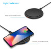 DCAE Qi Wireless Charger for iPhone X 8 Fast Wireless Charging for Samsung Galaxy S9 S8 S7 S6 Edge Xiaomi Mix 2s USB Charger Pad