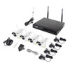 ZOSI Plug &amp; Play Wireless 4CH CCTV Camera System P2P Wireless 1080P NVR &amp; IP Camera 960P Outdoor Bullet Wifi Surveillance System