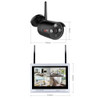 ANRAN 4CH CCTV System Wireless 960P 12 Inch NVR Security Camera System W  1.3MP IR Outdoor P2P Wifi IP Camera Surveillance Kit