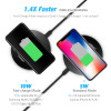 Ugreen Wireless Charger for iPhone X 8 Plus 10W Wireless Charging for Samsung Galaxy S8 S9 S7 Edge Qi USB Wireless Charger Pad 