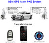 Top Quality PKE GSM GPS Car Alarm for Toyota  Series Button Start Keyless Entry System GPS Tracker History Alarm CARBAR
