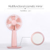 TINTON LIFE  USB Rechargeable Mini Fan Desktop And Handhold Cooling Fan With  Mirror For Room Office Outdoor