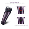 TINTON LIFE Washable Rechargeable Rotary Men's Electric Shaver Razor with 3D Floating Heads Charge Hair Removal 339