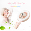 TINTON LIFE USB Light Clip Fan Live Selfie Led Light Beauty Lnstrument Colorful Flash Fan Use For Home Office Outdoor