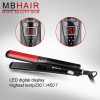 LCD Display Titanium plates Flat Iron Straightening Irons Styling Tools Professional Hair Straightener Free Shipping