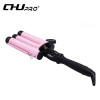 CHJ Hair Curling Iron Triple Barrel Hair Curler Aluminum 32mm Threebute Hair Curlers Professional Wand Curling Iron 