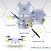 Original Syma X5HW (X5SW Upgrade) FPV RC Drone with WiFi Camera RC Quadcopter with LED Light Headless Model Dron RTF Gift Toy