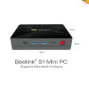 Beelink S1 Windows 10 Mini PC Intel N3450 4G 64G  Bluetooth TV Box 2.4G 5G Dual Band WiFi  Voice Control HDMI USB VGA BT4.0