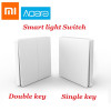 Original Xiaomi Aqara Wall Switch Smart Light Control Switch ZigBee Version Single Double Key Smartphone APP Remote smart home