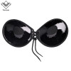 Wechery Women Silicone Invisible Adhesive Bra Plunge brassiere Strapless Bra Push Up Bralette Sexy Bras for Bikini Wedding Dress