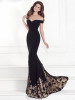 S - XL Plus Size Dress Fashion Runway Maxi Dress strapless, off-the-shoulder gown Dress hot stamping dresses Black Long Dress