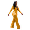 Sexy Bodycon Jumpsuit Deep V Neck Long Sleeve Full Bodysuit Streetwear Autumn One Piece Rompers Womens Jumpsuit Overalls