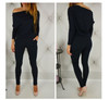 autumn Womens Sexy Stretchy Jumpsuit Overalls Long Sleeve Casual Rompers Summer Off Shoulder Jumpsuits Playsuit Bodysuit