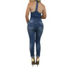 New Jeans Slim Backless Jumpsuits Women Rompers Casual Nightclub Long Girls Party Denim Sleeveless Jumpsuit Overalls S-XL