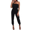 2017 Sexy Rompers Womens Jumpsuit Denim Overalls Elegant Off Shoulder Strapless Casual Pockets Vintage Jeans Jumpsuits S-XL