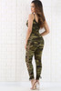 new Summer Sexy that Jumpsuits Skinny Full Bodysuit Hollow Out Bodycon Overall Camouflage Rompers Womens Jumpsuit