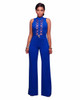 Rompers Womens Jumpsuits Summer Sleeveless Hollow Out Backless "Women Jumpsuit Sexy Club Wear Wide legs Jumpsuits Femme