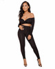 new Off Shoulder Sexy Two Piece Jumpsuit "Women Romper V Neck Long Sleeve Crop Tops Striped Bodycon Jumpsuit Party Overalls
