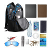 3pcs/Set Laptop USB Charging Backpack Men Bag Student School Bags Casual Oxford Waterproof Anti-theft Men USB Charging Backpacks