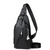 Jorgeolea Fashion Men Inclined shoulder bag Leisure Chest pack For Male Business Shoulder Bag High Quality PU Chest Bag 180313