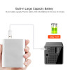 Salange P1 Plus Pico Projector,DLP Smart WiFi Proyector,Support Miracast DLNA Airplay,Built-in Battery Portable Projetor