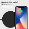 HOCO Qi Wireless Charger USB Charge Ultra Thin Pad Charging For iPhone X 8 Plus Samsung Galaxy S8 Plus S6 S7 Edge Note 5 8 P9000