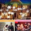 Litwod Z27 Outdoor Snowflake LED Stage Snow Lights Waterproof Light Christmas Holiday White &amp; RGB Color Lighting party 220V 110V