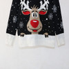 JAYCOSIN Women Christmas Deer Warm Knitted Long Sleeve Sweater Jumper Top O-Neck Casual Blouse z0828