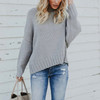 LOGAMI Backless Autumn Winter Woman Sweater Knitting Pullovers Sexy Women Sweaters And Pullovers