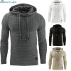 Hoodies Men Long Sleeve Solid Color Hooded Sweatshirt Male Hoodie Casual Sportswear Plus Size S-5X,DA760